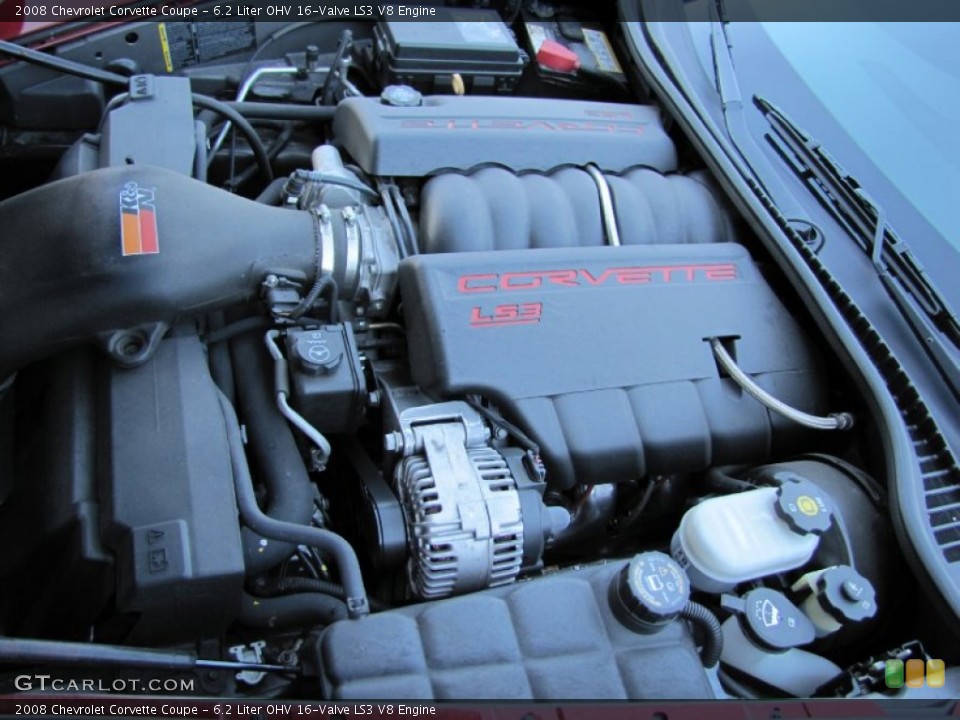 6.2 Liter OHV 16-Valve LS3 V8 Engine for the 2008 Chevrolet Corvette #54784638