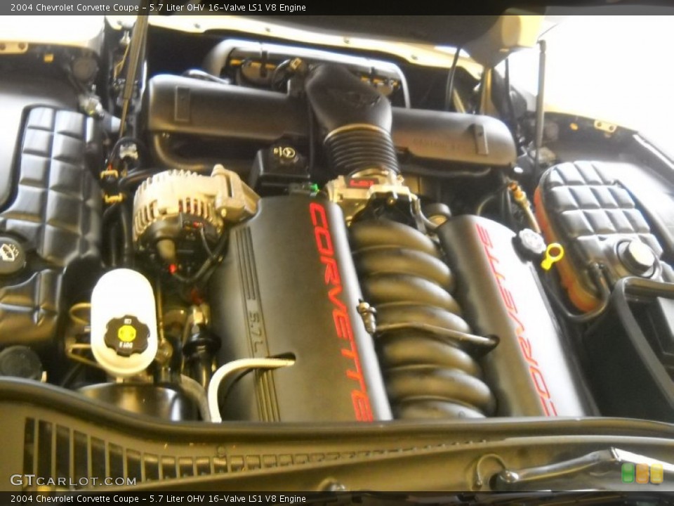 5.7 Liter OHV 16-Valve LS1 V8 Engine for the 2004 Chevrolet Corvette #54785439