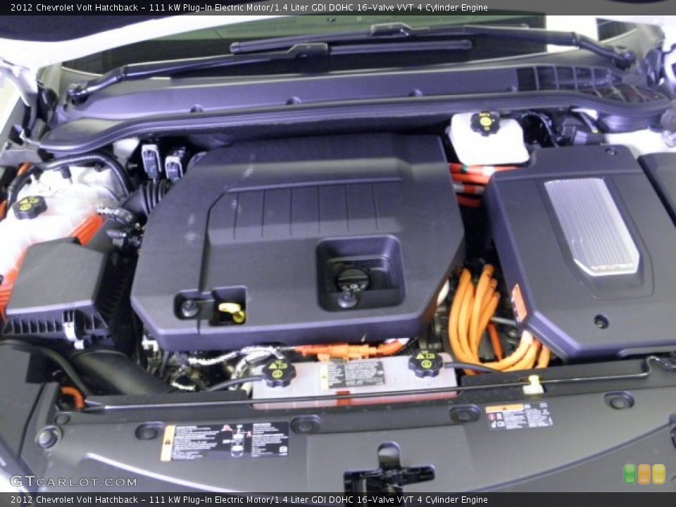 111 kW Plug-In Electric Motor/1.4 Liter GDI DOHC 16-Valve VVT 4 Cylinder Engine for the 2012 Chevrolet Volt #54789108