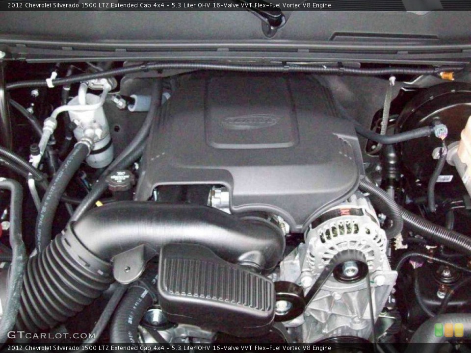 5.3 Liter OHV 16-Valve VVT Flex-Fuel Vortec V8 Engine for the 2012 Chevrolet Silverado 1500 #54795012