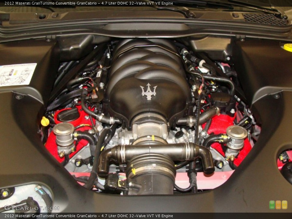 4.7 Liter DOHC 32-Valve VVT V8 Engine for the 2012 Maserati GranTurismo Convertible #54801808