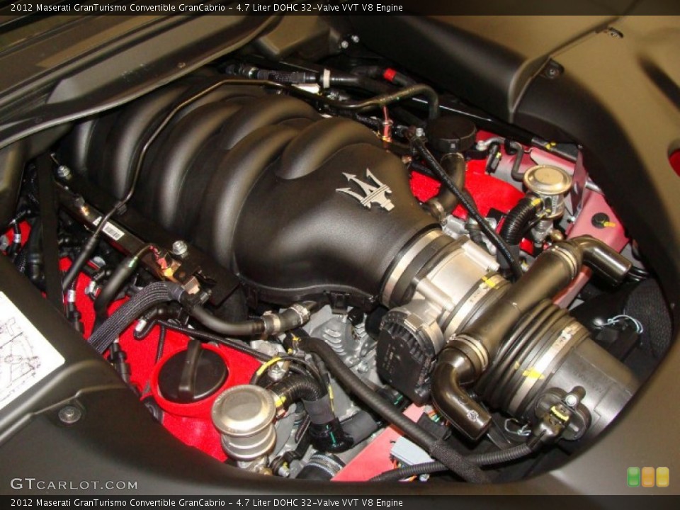 4.7 Liter DOHC 32-Valve VVT V8 Engine for the 2012 Maserati GranTurismo Convertible #54801820