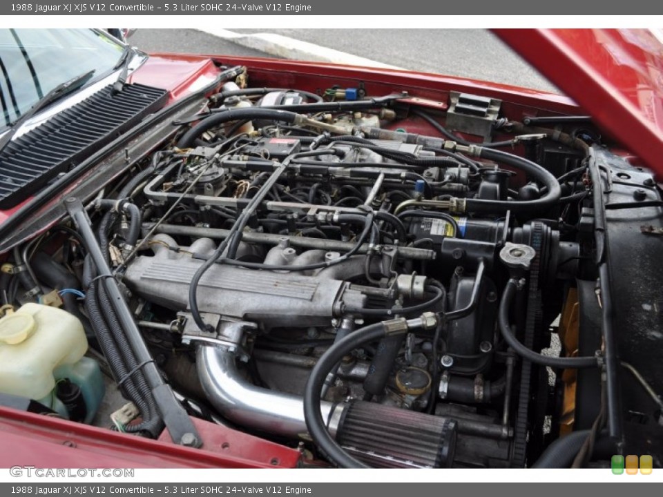 5.3 Liter SOHC 24-Valve V12 1988 Jaguar XJ Engine