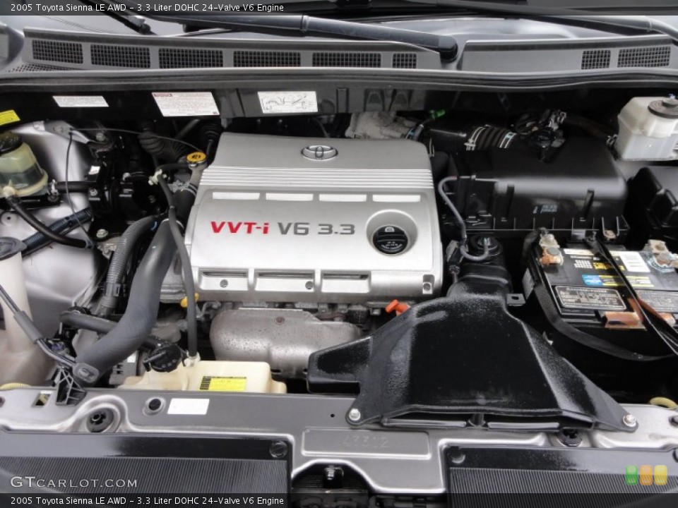 3.3 Liter DOHC 24-Valve V6 Engine for the 2005 Toyota Sienna #54810028