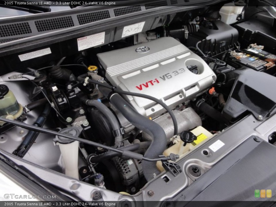 3.3 Liter DOHC 24-Valve V6 Engine for the 2005 Toyota Sienna #54810046