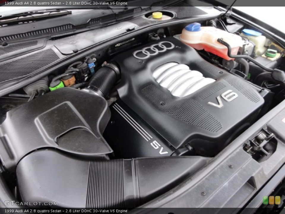 2.8 Liter DOHC 30-Valve V6 Engine for the 1999 Audi A4 #54810838