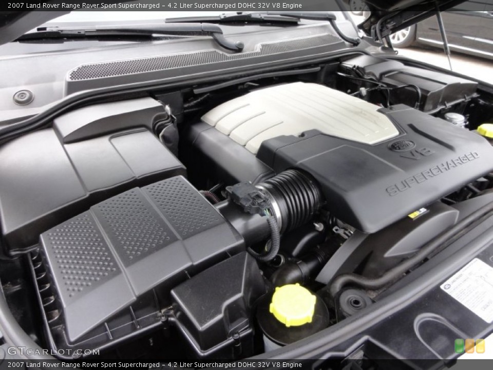 4.2 Liter Supercharged DOHC 32V V8 Engine for the 2007 Land Rover Range Rover Sport #54812254