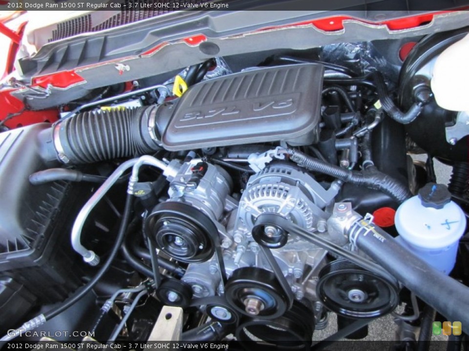 3.7 Liter SOHC 12-Valve V6 Engine for the 2012 Dodge Ram 1500 #54819890