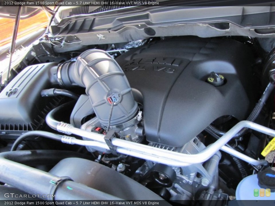 5.7 Liter HEMI OHV 16-Valve VVT MDS V8 Engine for the 2012 Dodge Ram 1500 #54820837