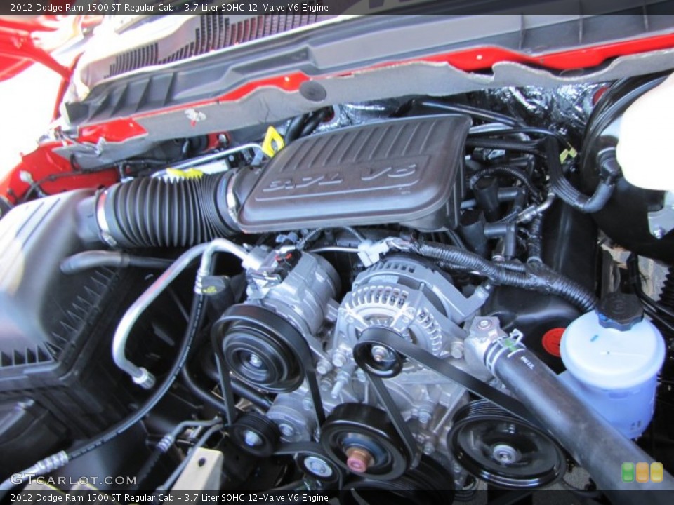 3.7 Liter SOHC 12-Valve V6 Engine for the 2012 Dodge Ram 1500 #54821173