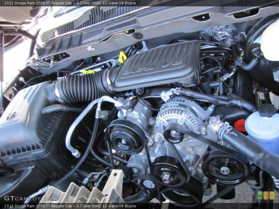 3.7 Liter SOHC 12-Valve V6 Engine for the 2012 Dodge Ram 1500 #54821281