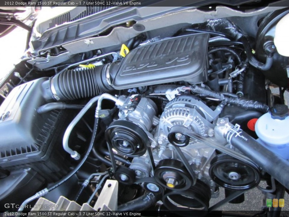 3.7 Liter SOHC 12-Valve V6 Engine for the 2012 Dodge Ram 1500 #54821482