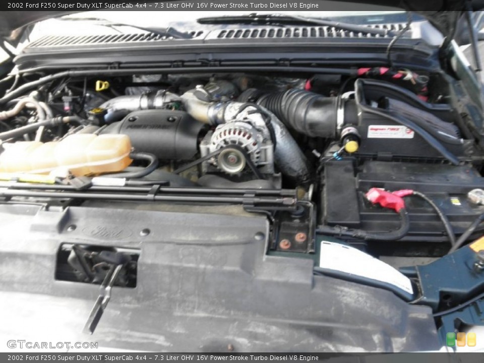 7.3 Liter OHV 16V Power Stroke Turbo Diesel V8 Engine for the 2002 Ford F250 Super Duty #54823306