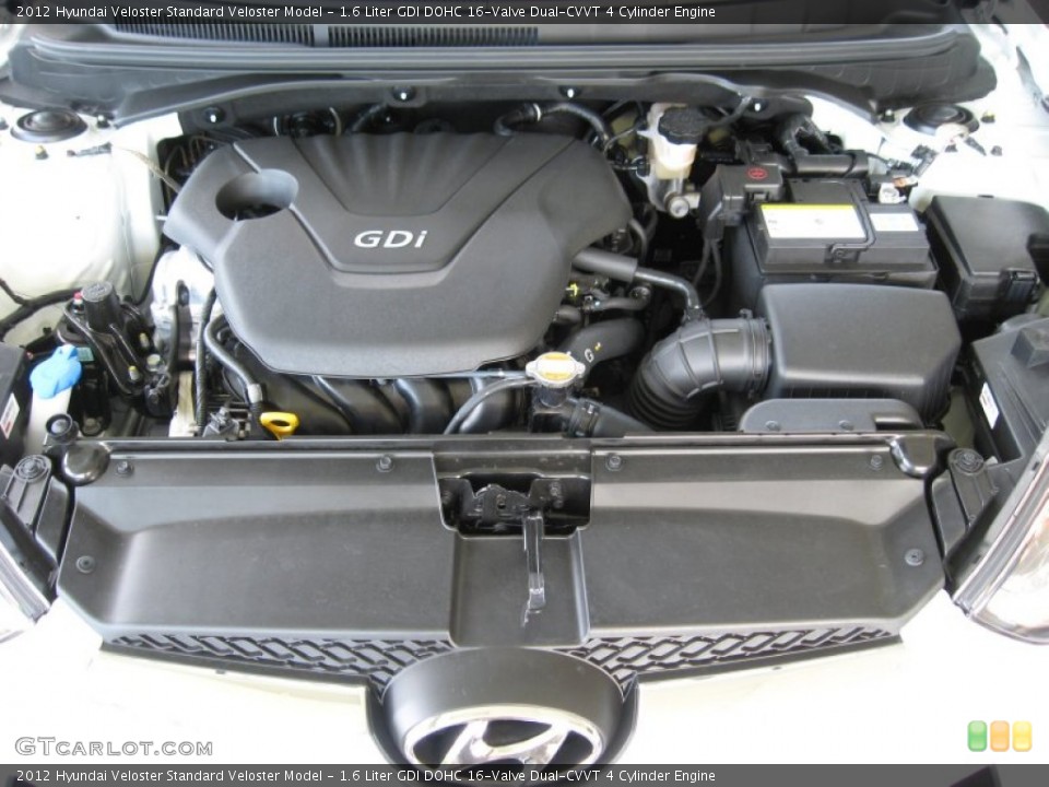 1.6 Liter GDI DOHC 16-Valve Dual-CVVT 4 Cylinder Engine for the 2012 Hyundai Veloster #54829312