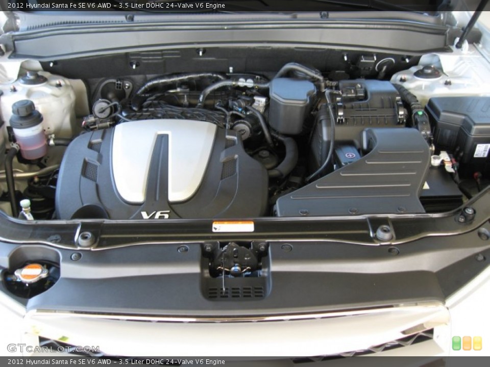 3.5 Liter DOHC 24-Valve V6 Engine for the 2012 Hyundai Santa Fe #54829561