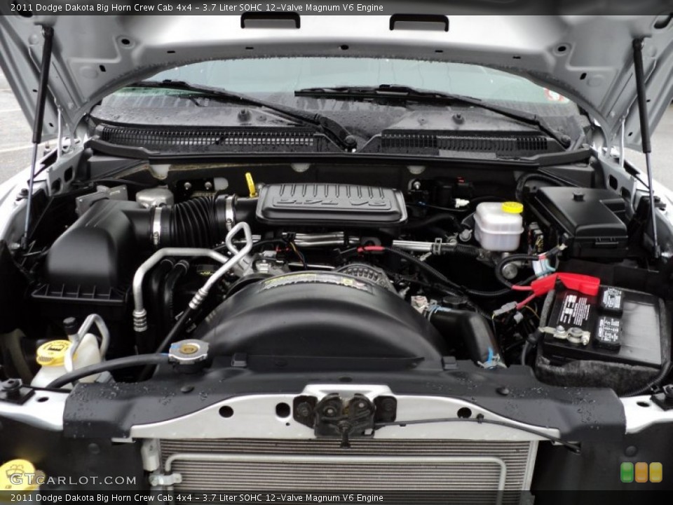 3.7 Liter SOHC 12-Valve Magnum V6 Engine for the 2011 Dodge Dakota #54829660