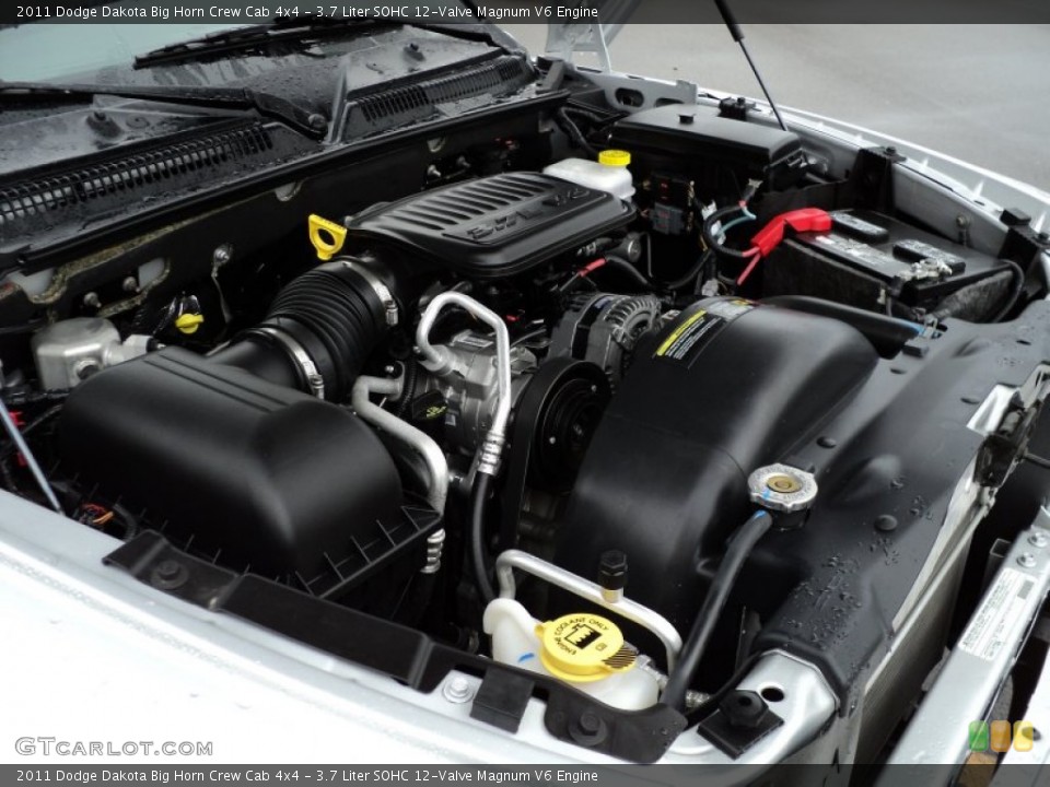 3.7 Liter SOHC 12-Valve Magnum V6 Engine for the 2011 Dodge Dakota #54829678