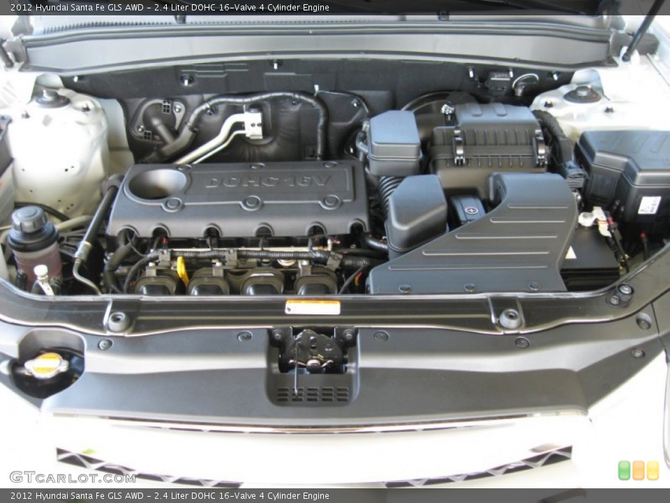 2.4 Liter DOHC 16-Valve 4 Cylinder Engine for the 2012 Hyundai Santa Fe #54829804