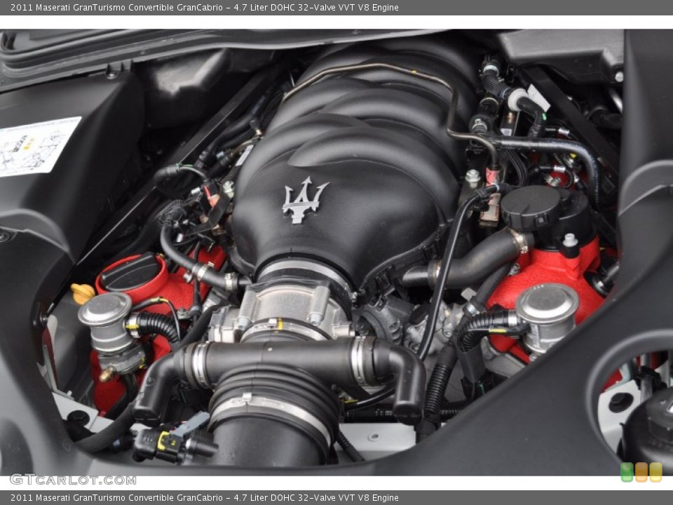 4.7 Liter DOHC 32-Valve VVT V8 Engine for the 2011 Maserati GranTurismo Convertible #54832264