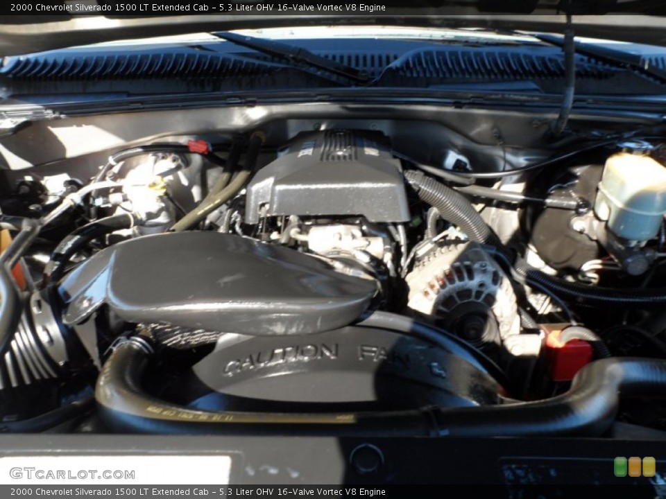 5.3 Liter OHV 16-Valve Vortec V8 Engine for the 2000 Chevrolet Silverado 1500 #54834487
