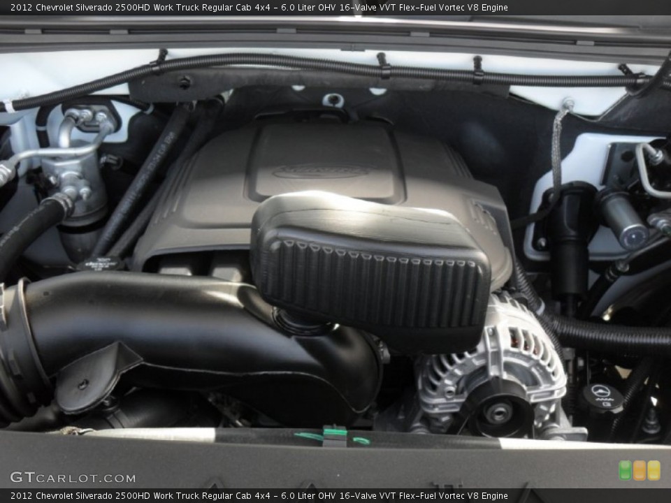 6.0 Liter OHV 16-Valve VVT Flex-Fuel Vortec V8 Engine for the 2012 Chevrolet Silverado 2500HD #54841453