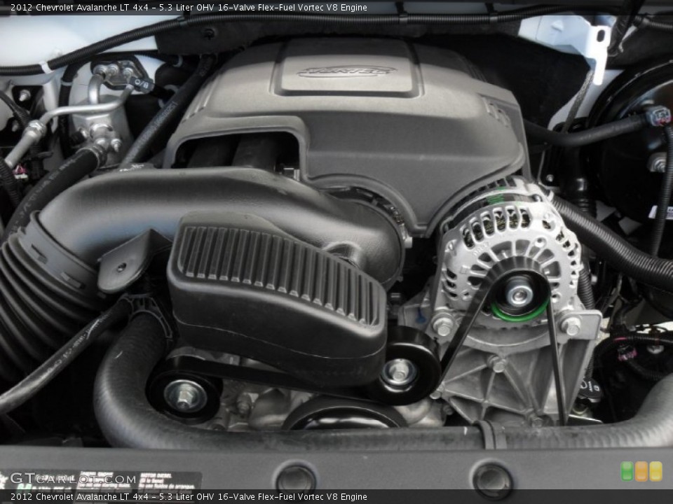 5.3 Liter OHV 16-Valve Flex-Fuel Vortec V8 Engine for the 2012 Chevrolet Avalanche #54842131