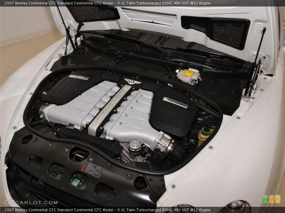 6.0L Twin-Turbocharged DOHC 48V VVT W12 Engine for the 2007 Bentley Continental GTC #54842332
