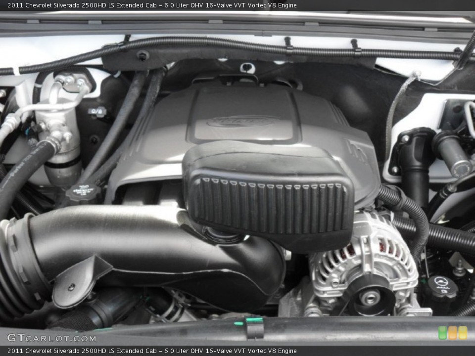 6.0 Liter OHV 16-Valve VVT Vortec V8 Engine for the 2011 Chevrolet Silverado 2500HD #54842502