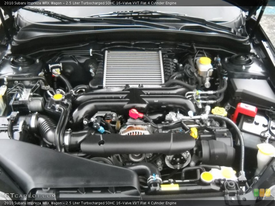 2.5 Liter Turbocharged SOHC 16-Valve VVT Flat 4 Cylinder Engine for the 2010 Subaru Impreza #54844045