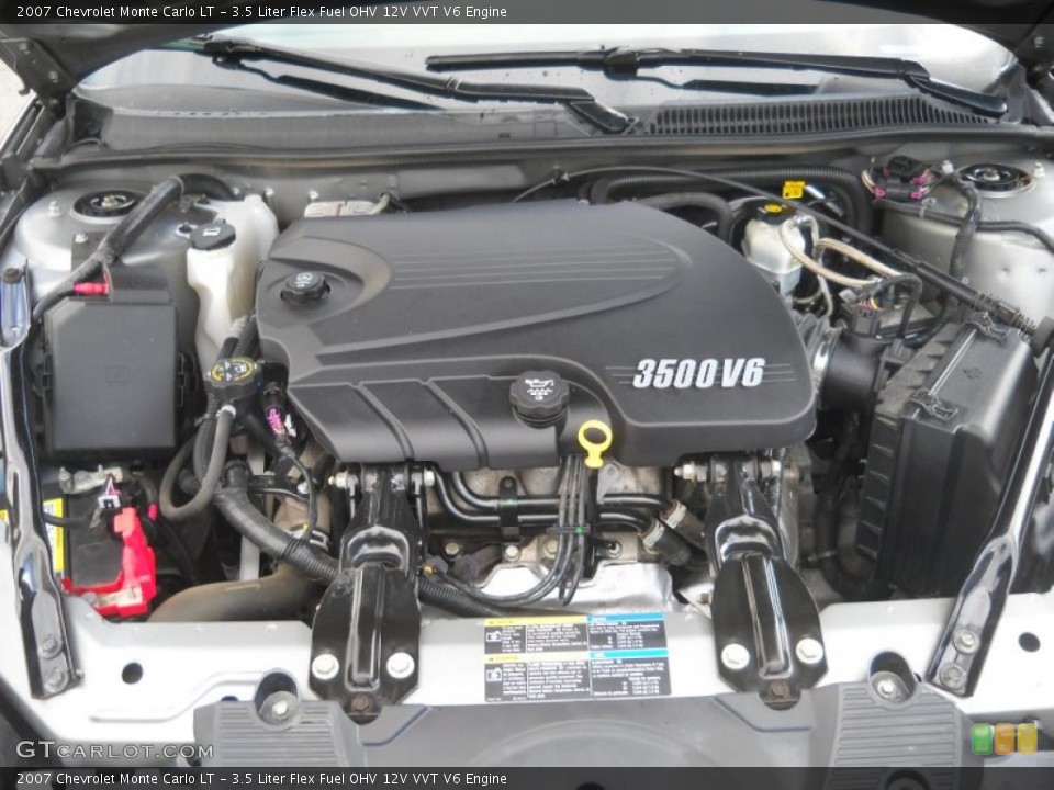 3.5 Liter Flex Fuel OHV 12V VVT V6 Engine for the 2007 Chevrolet Monte Carlo #54844777