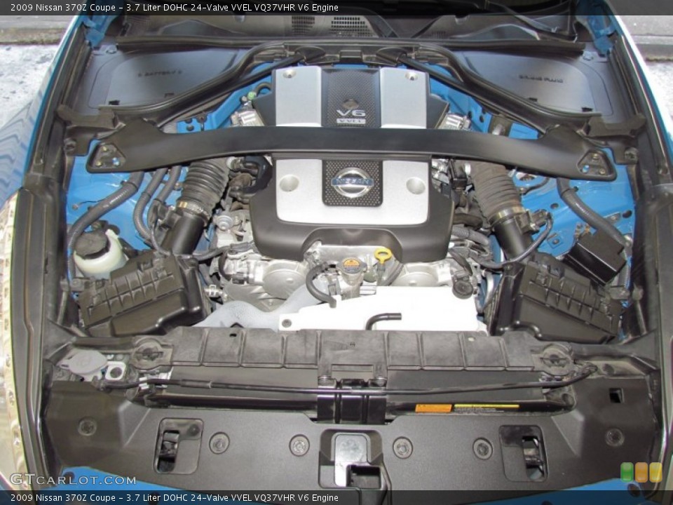 3.7 Liter DOHC 24-Valve VVEL VQ37VHR V6 Engine for the 2009 Nissan 370Z #54858649