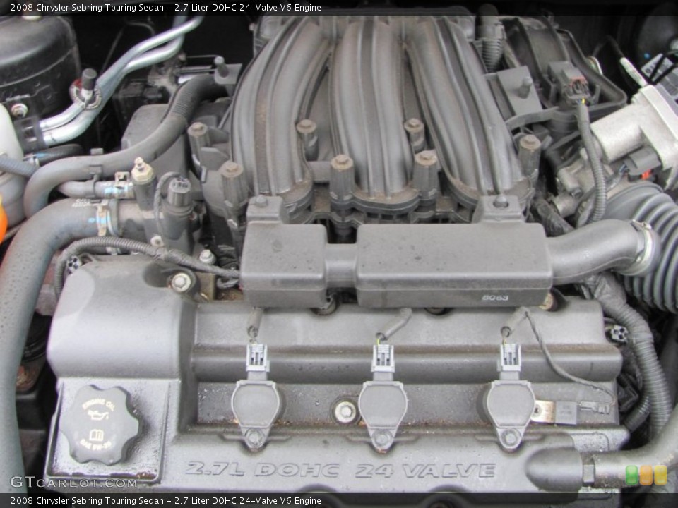 2.7 Liter DOHC 24-Valve V6 Engine for the 2008 Chrysler Sebring #54878857
