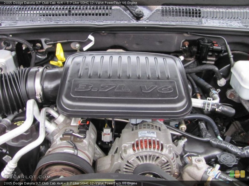 3.7 Liter SOHC 12-Valve PowerTech V6 Engine for the 2005 Dodge Dakota #54879158