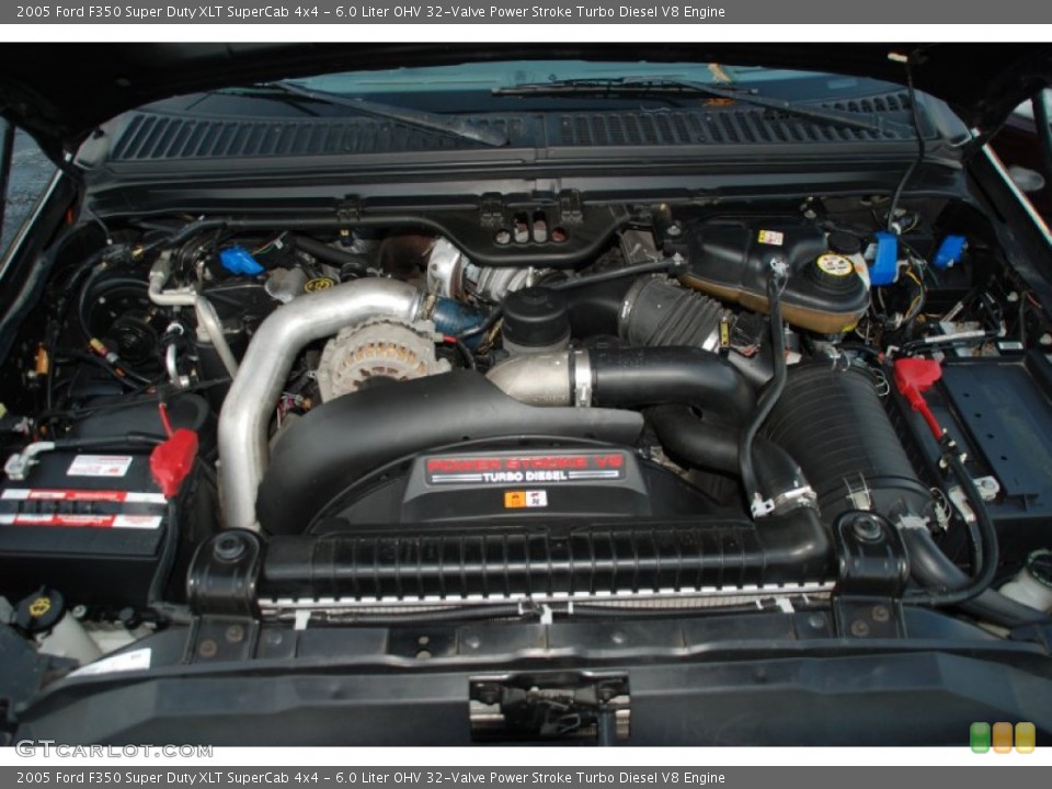 6.0 Liter OHV 32-Valve Power Stroke Turbo Diesel V8 Engine for the 2005 Ford F350 Super Duty #54883450