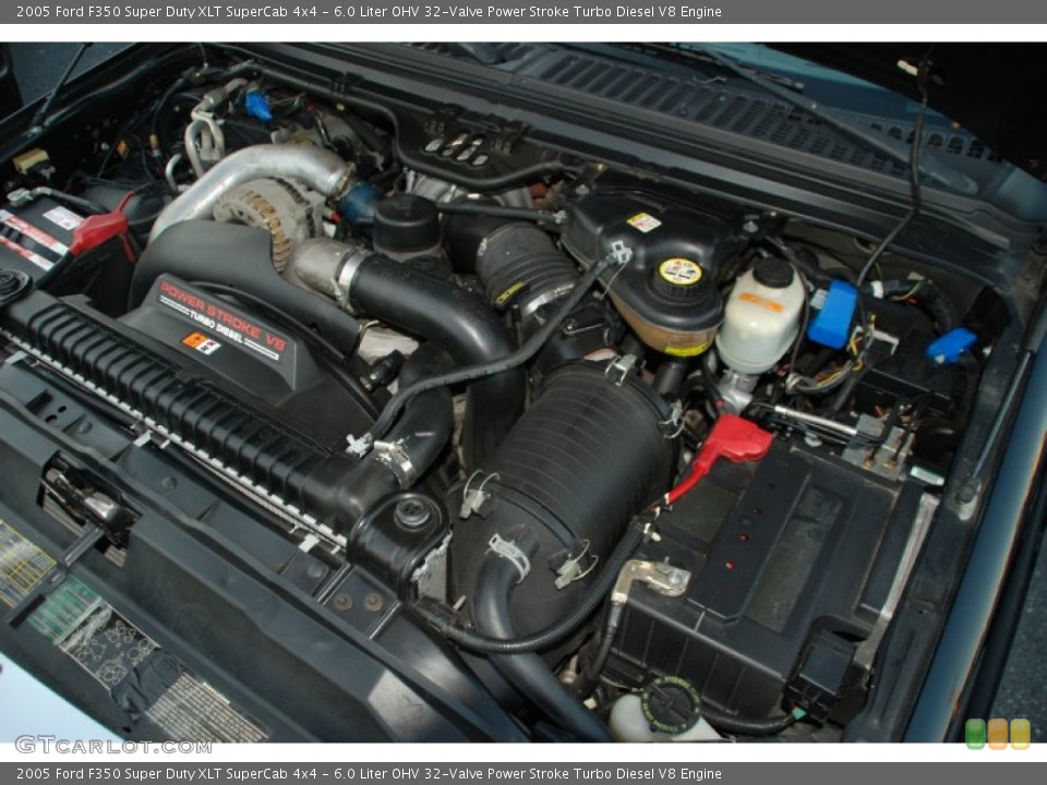 6.0 Liter OHV 32-Valve Power Stroke Turbo Diesel V8 Engine for the 2005 Ford F350 Super Duty #54883555