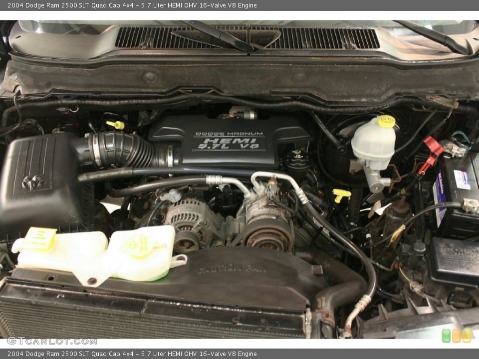 5.7 Liter HEMI OHV 16-Valve V8 Engine for the 2004 Dodge Ram 2500 #54901066