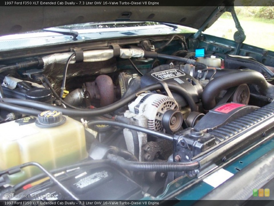7.3 Liter OHV 16-Valve Turbo-Diesel V8 Engine for the 1997 Ford F350 #54901370