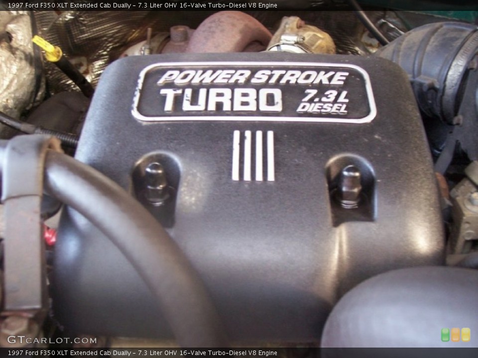 7.3 Liter OHV 16-Valve Turbo-Diesel V8 Engine for the 1997 Ford F350 #54901379