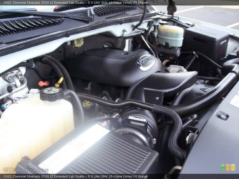 6.0 Liter OHV 16-Valve Vortec V8 Engine for the 2002 Chevrolet Silverado 3500 #54901910