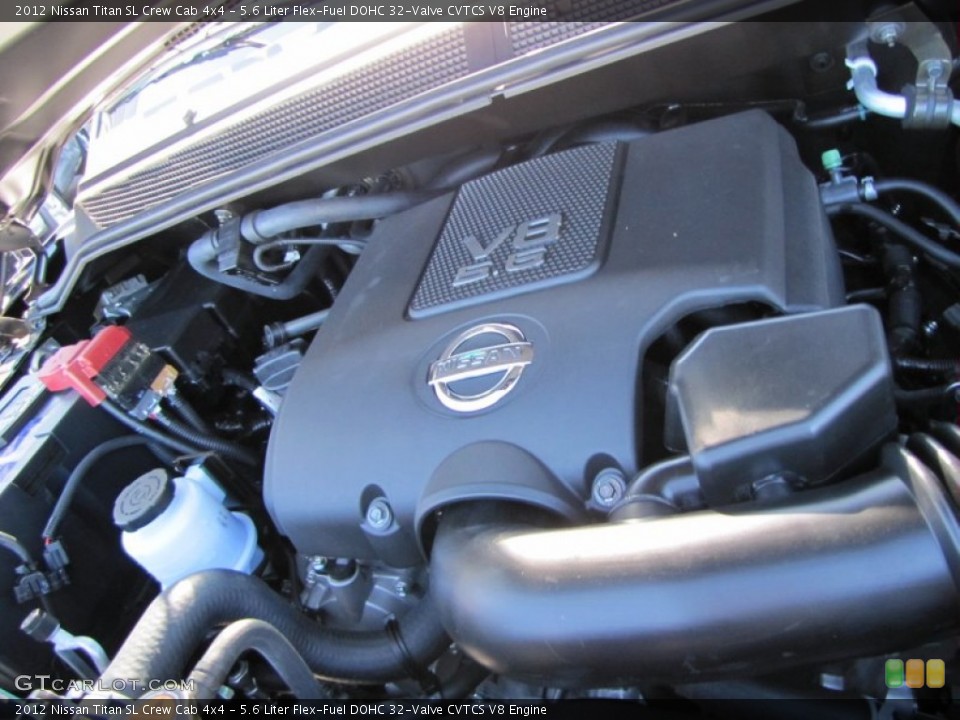 5.6 Liter Flex-Fuel DOHC 32-Valve CVTCS V8 Engine for the 2012 Nissan Titan #54904904