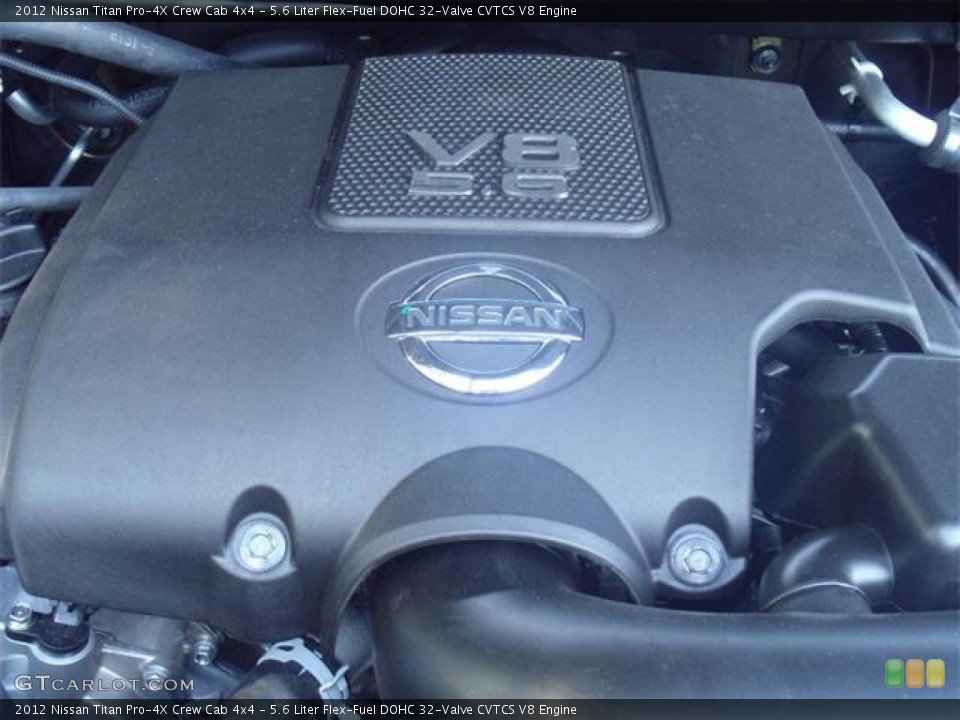 5.6 Liter Flex-Fuel DOHC 32-Valve CVTCS V8 Engine for the 2012 Nissan Titan #54910214