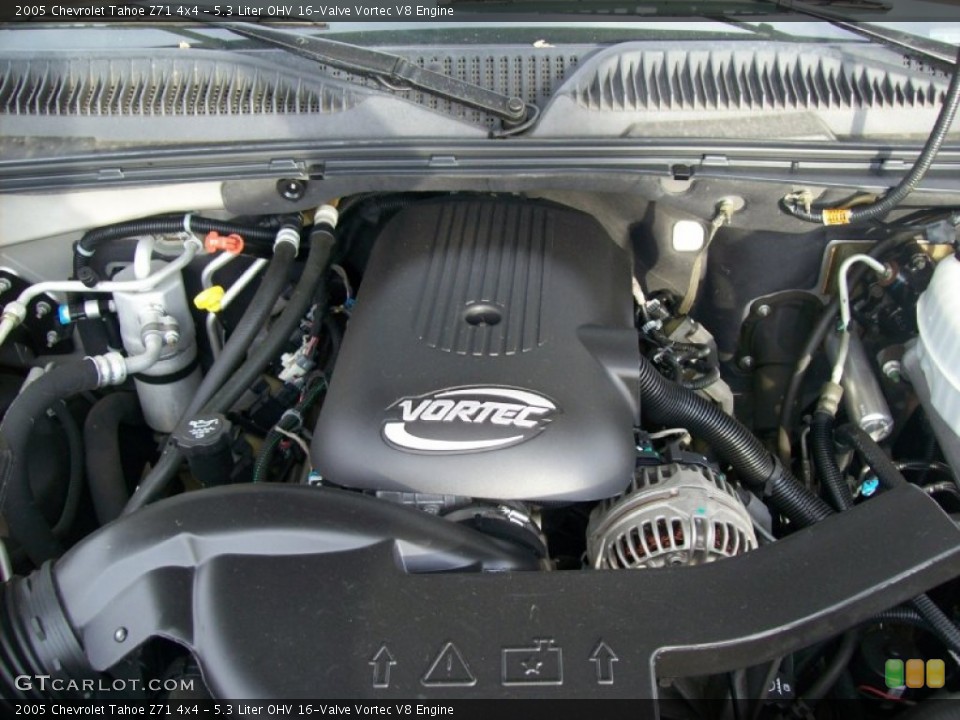 5.3 Liter OHV 16-Valve Vortec V8 Engine for the 2005 Chevrolet Tahoe #54914372