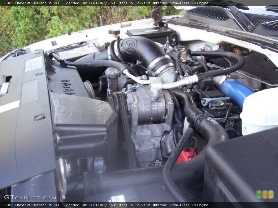 6.6 Liter OHV 32-Valve Duramax Turbo-Diesel V8 Engine for the 2003 Chevrolet Silverado 3500 #54945857
