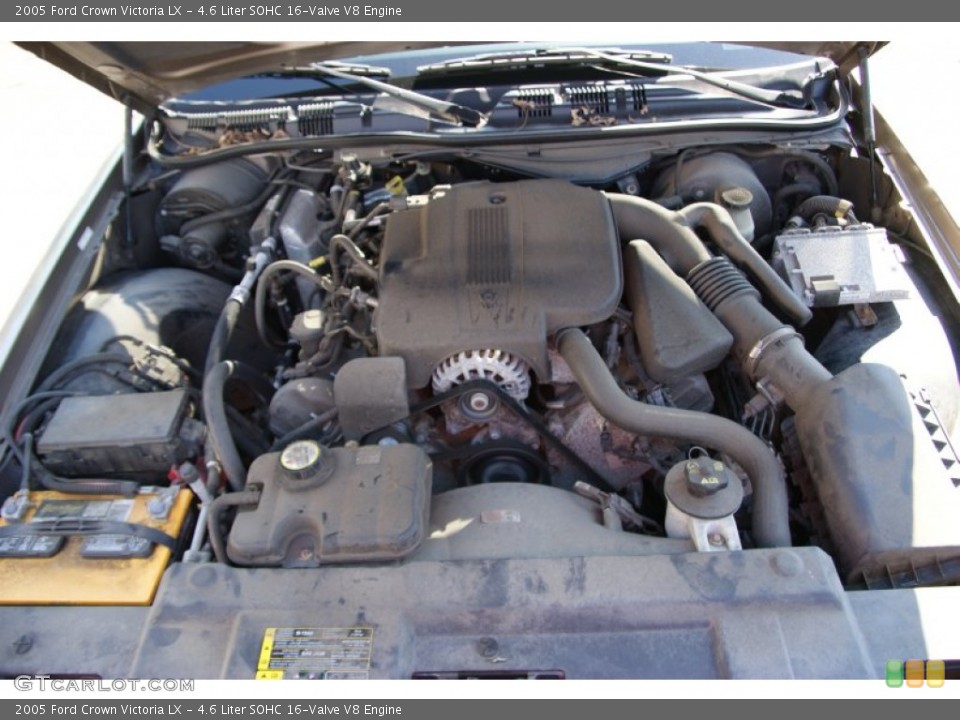 4.6 Liter SOHC 16-Valve V8 Engine for the 2005 Ford Crown Victoria #54948319