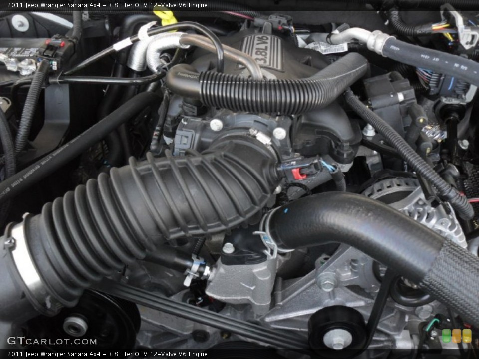 3.8 Liter OHV 12-Valve V6 Engine for the 2011 Jeep Wrangler #54949121