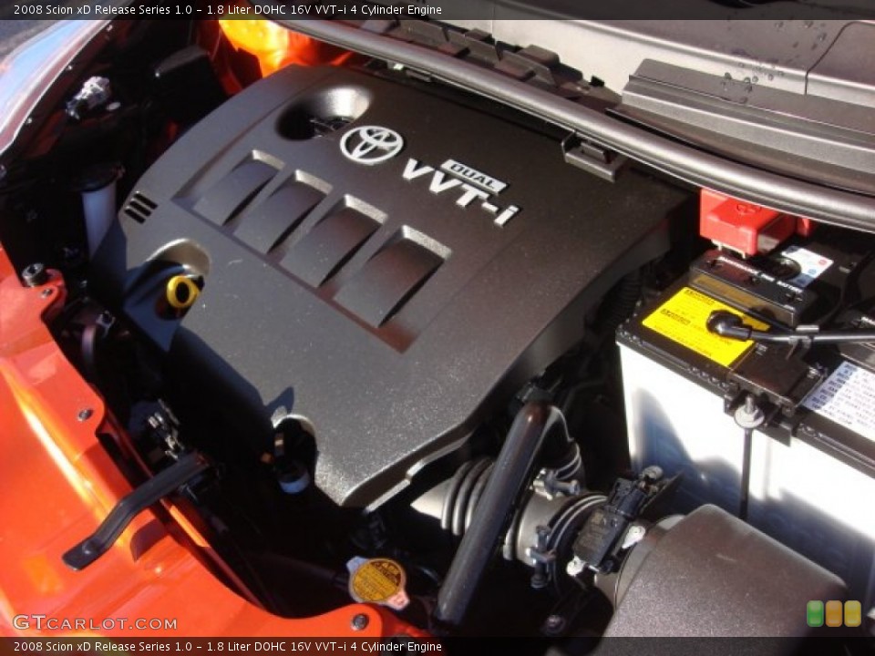 1.8 Liter DOHC 16V VVT-i 4 Cylinder Engine for the 2008 Scion xD #54949590