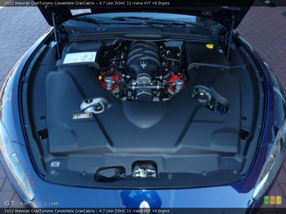 4.7 Liter DOHC 32-Valve VVT V8 Engine for the 2012 Maserati GranTurismo Convertible #54956890