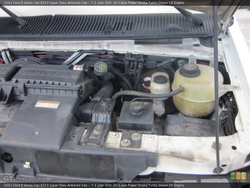 7.3 Liter OHV 16-Valve Power Stroke Turbo Diesel V8 Engine for the 2001 Ford E Series Van #54960157