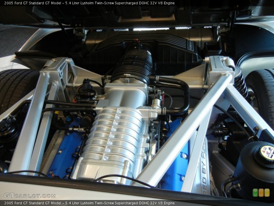 5.4 Liter Lysholm Twin-Screw Supercharged DOHC 32V V8 Engine for the 2005 Ford GT #54970306