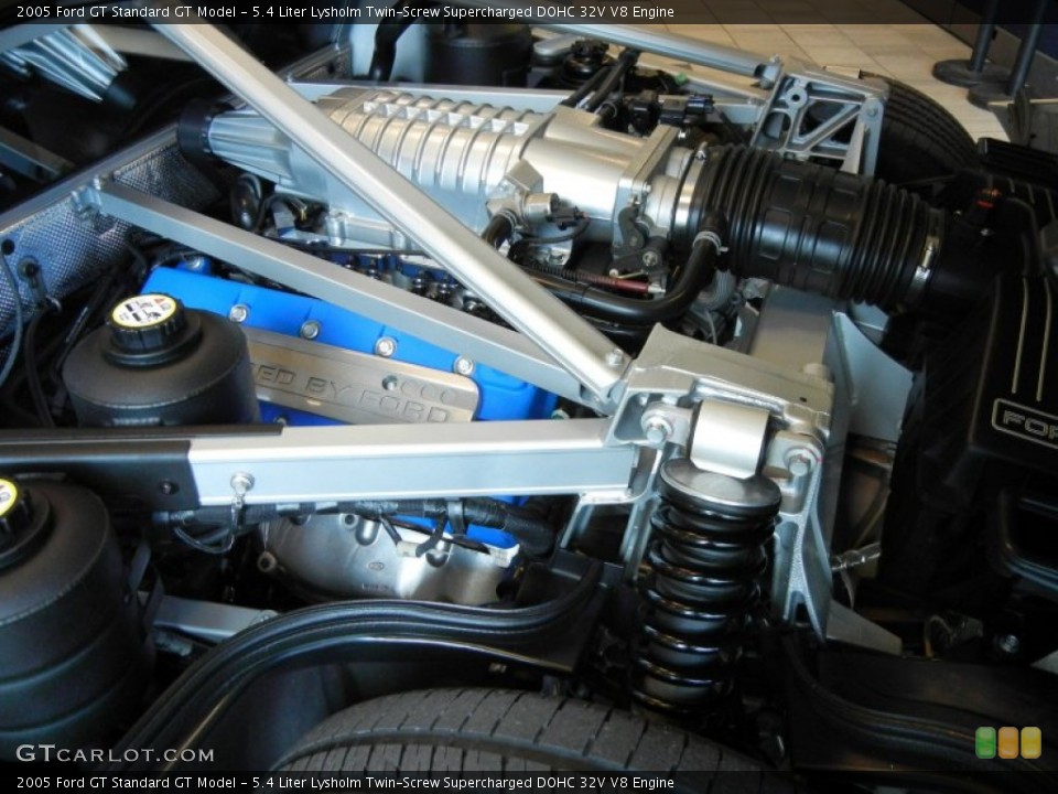 5.4 Liter Lysholm Twin-Screw Supercharged DOHC 32V V8 Engine for the 2005 Ford GT #54970316
